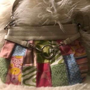 Colorful coach purse